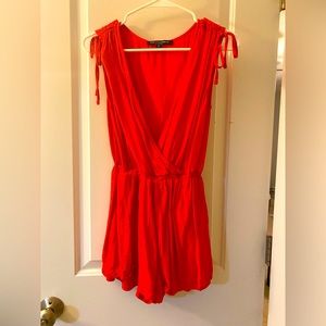 Red romper